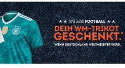 Wird Deutschland Weltmeister? WM Trikot bei SportScheck kaufen und Kaufpreis als Gutschein erhalten, wenn wir Weltmeister werden!