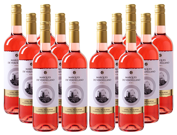 12er-Paket Marques de Verdellano Bobal Rosado Roséwein für nur 39,96 Euro inkl. Versand