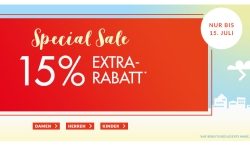 Engelhorn Sports Special Sale mit 15% Rabatt auf bereits reduzierte Sportmode