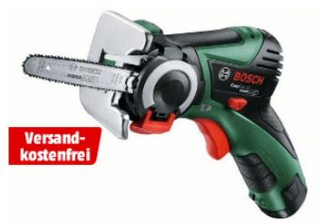 BOSCH Bosch EasyCut 12 Akku-Mikrokettensäge für nur 89,- Euro inkl. Versand