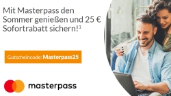 Bei Alternate mit Masterpass bezahlen und ab 70,- Euro Bestellwert 25,- Euro sparen