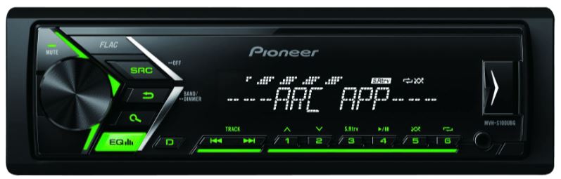 PIONEER MVH-S100UBG Autoradio (1 DIN, Ausgangsleistung/Kanal: 50 Watt) für nur 22,- Euro inkl. Versand