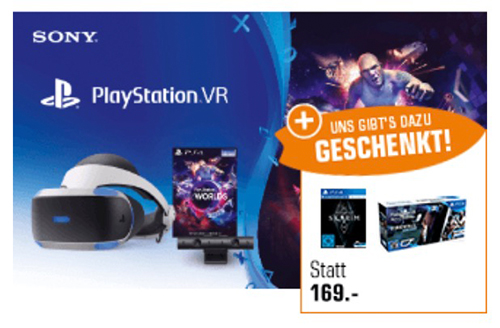 PS4 VR + Skyrim + Firewall/Aim Controller für nur 299,- Euro inkl. Versand