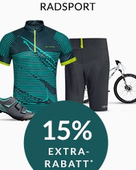 Engelhorn Sports Weekly Deal mit 15% Rabatt auf Artikel der Kategorie Radsport