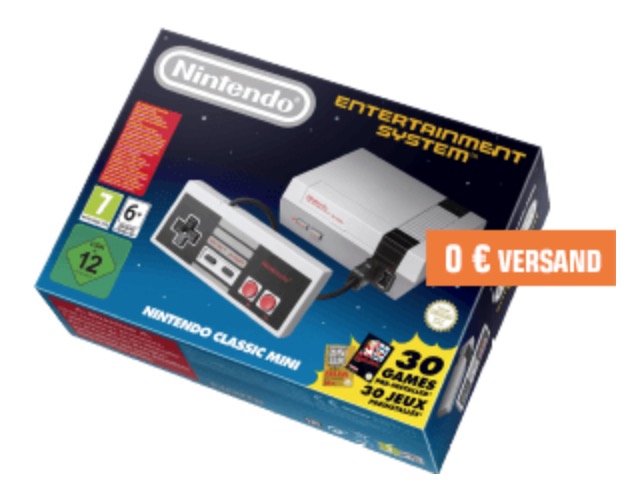 Nintendo Classic Mini für nur 47,- Euro inkl. Versand