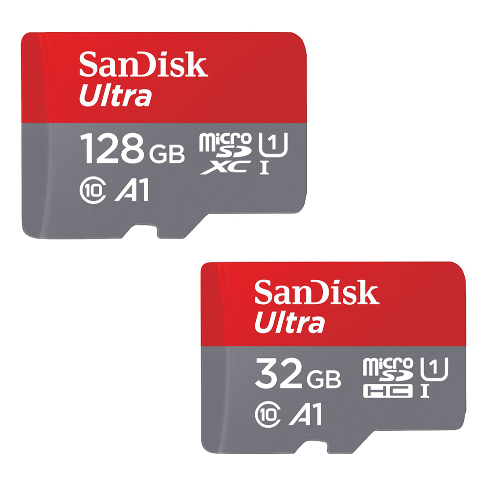 SANDISK Ultra Micro-SD 128GB + Ultra Micro-SDHC 32GB zusammen nur 22,- Euro