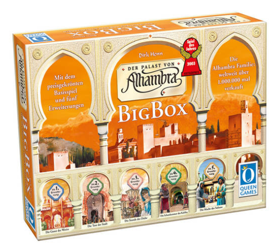 Queen Games Spiel “Alhambra”, Big Box – Spiel des Jahres 2003 für nur 25,49 Euro bei Abholung in der Filiale