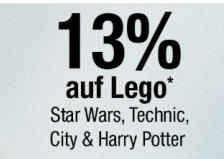Galeria Dienstagsangebot: 13% Rabatt auf LEGO Star Wars, Technic, City & Harry Potter