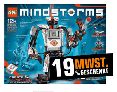 LEGO MINDSTORMS EV3 (31313) Roboter Bausatz für nur 233,92 Euro inkl. Versand