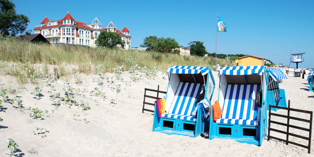 Usedom/Heringsdorf! Übernachtung mit Frühstück im gemütlichen 3* Strandhotel (100%) für 2 Personen nur 70,- Euro – Hunde erlaubt!