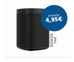 Knaller: O2 DSL M 50 MBit/s zum Aktionspreis ohne Anschlussgebühr + Sonos ONE für einmalig 4,95 Euro Zuzahlung