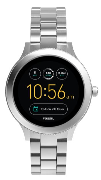 FOSSIL FTW6003 Q Venture Smartwatch (Edelstahl, 190 mm, Silber) für nur 169,- Euro inkl. Versand
