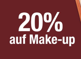 20 % Rabatt auf Make-up im Galeria Kaufhof Onlineshop