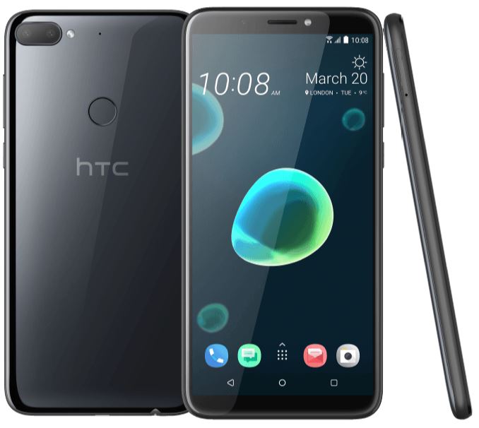 HTC Desire 12+ Smartphone (32 GB, 6 Zoll, Dual SIM) + Adidas Telstar WM 2018 Fußball für nur 125,10 Euro inkl. Versand