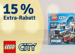 15% Rabatt auf Lego City bei myToys