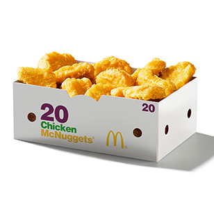 20. Oktober: 20er Chicken McNuggets‌ für 4,- Euro