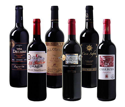 Weinvorteil: Probierpaket mit 6 verschiedenen Rotweinen für nur 34,94 Euro inkl. Versand