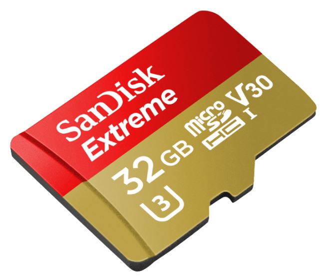 SANDISK Extreme UHS-I Micro-SDXC Speicherkarte 32 GB für nur 8,- Euro inkl. Versand