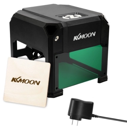 KKmoon 2000mW Lasergravur-Maschine mit 80 x 80mm Gravur-Bereich für nur 58,35 Euro