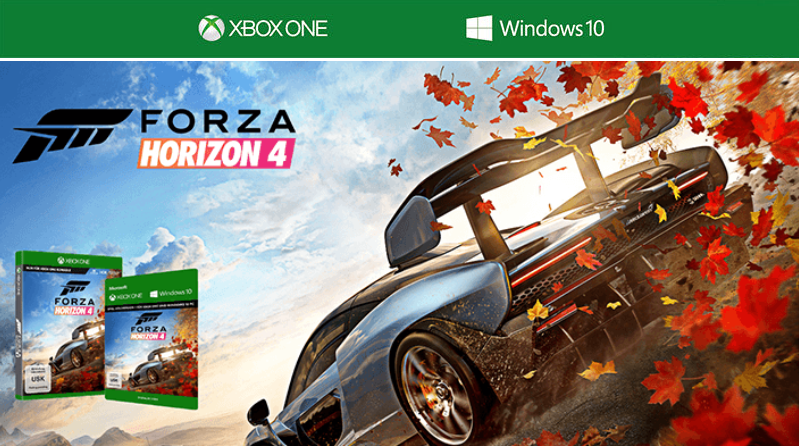 Xbox Forza Horizon 3 + Xbox Forza Horizon 4 für nur 49,99 Euro inkl. Versand