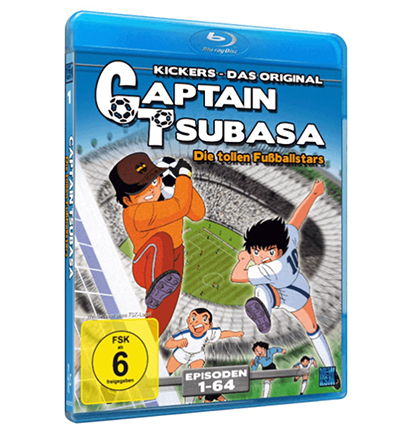 Captain Tsubasa – Die tollen Fußballstars (Episoden 1-64) auf Blu-ray für nur 15,- Euro (statt 24,- Euro)