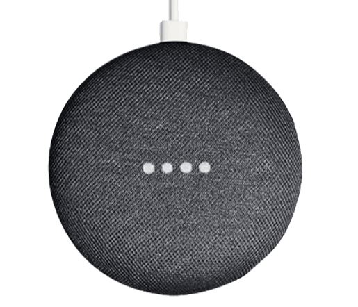 Google Home Mini Lautsprecher Karbon für nur 29,- Euro