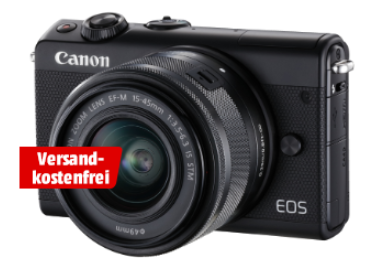 CANON EOS M100 Kit Systemkamera für nur 249,- Euro inkl. Versand
