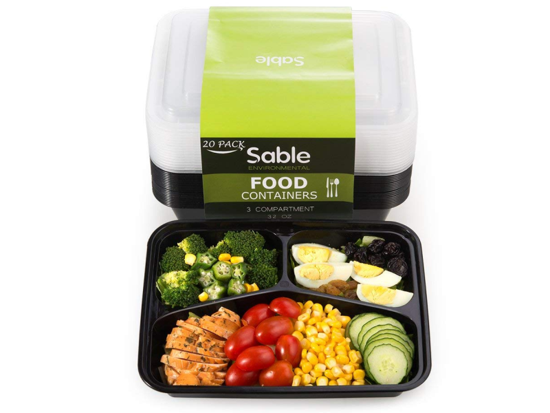 20erPack Sable Meal Prep Behälter (BPAfrei) für nur 13