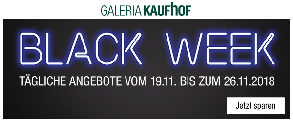 Galeria Black Week Sonntagsangebote mit vielen verschiedenen Rabattaktionen!