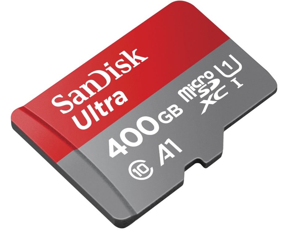 SANDISK Ultra Micro-SDXC Speicherkarte (400 GB, 100 MB/s, Class 10) für nur 47,05 Euro