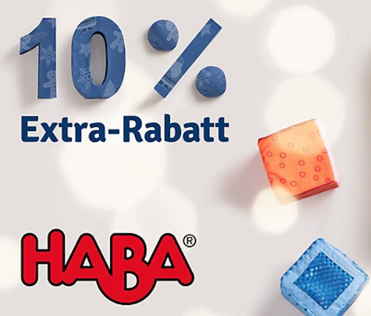 10% Rabatt auf Artikel der Marke HABA bei myToys