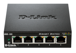 D-LINK DGS-105 5-Port Layer2 Gigabit Desktop Switch für nur 13,- Euro