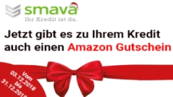 Bis zu 500,- Euro Amazon Gutschein bei Abschluss eines Onlinekredits über Smava!