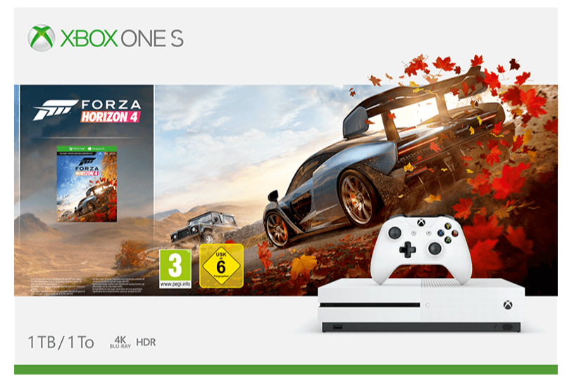MICROSOFT Xbox One S 1TB Konsole Forza Horizon 4 Bundle für nur 166,- Euro