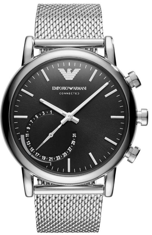 EMPORIO ARMANI Connected Smartwatch (Edelstahl, 200 mm, Silber) für nur 189,- Euro inkl. Versand