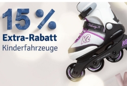 15% Rabatt auf alle Kinderfahrzeuge bei myToys ab 39,- Euro Bestellwert