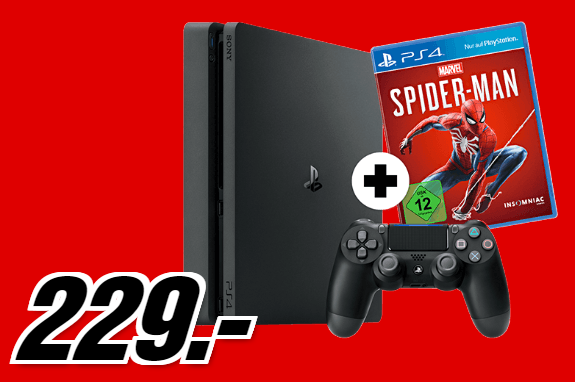 SONY PlayStation 4 1TB + Marvel’s Spider-Man [PlayStation 4] für nur 229,- Euro