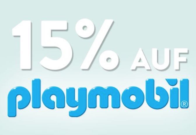 15% Rabatt auf Playmobil bei Galeria Kaufhof