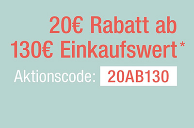 20,- Euro Rabatt auf fast Alles bei Galeria Kaufhof (MBW: 130,- Euro)