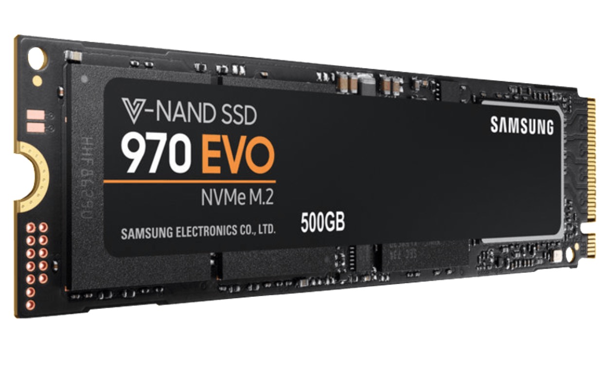 SAMSUNG NVMe SSD 970 Evo 500 GB SSD für nur 66,- Euro inkl. Versand