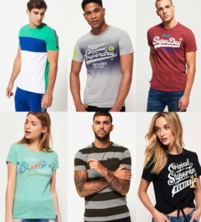 Superdry T-Shirts in verschiedenen Farben und Größen für Damen und Herren für nur 11,16 Euro inkl. Versand