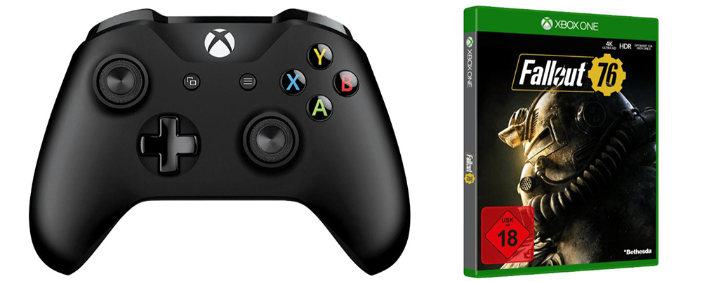MICROSOFT Xbox Wireless Controller + Fallout 76 für nur 56,99 Euro inkl. Versand