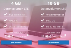 Telekom Internet Flat 10GB LTE für 11,99 Euro oder 4GB LTE für 7,99 Euro monatlich