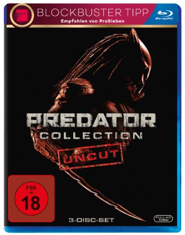 Predator Collection 1-3 Uncut [Blu-ray] für nur 12,- Euro
