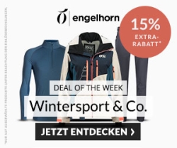 Engelhorn Weekly Deal mit 15% Rabatt auf Wintersport und Outdoor