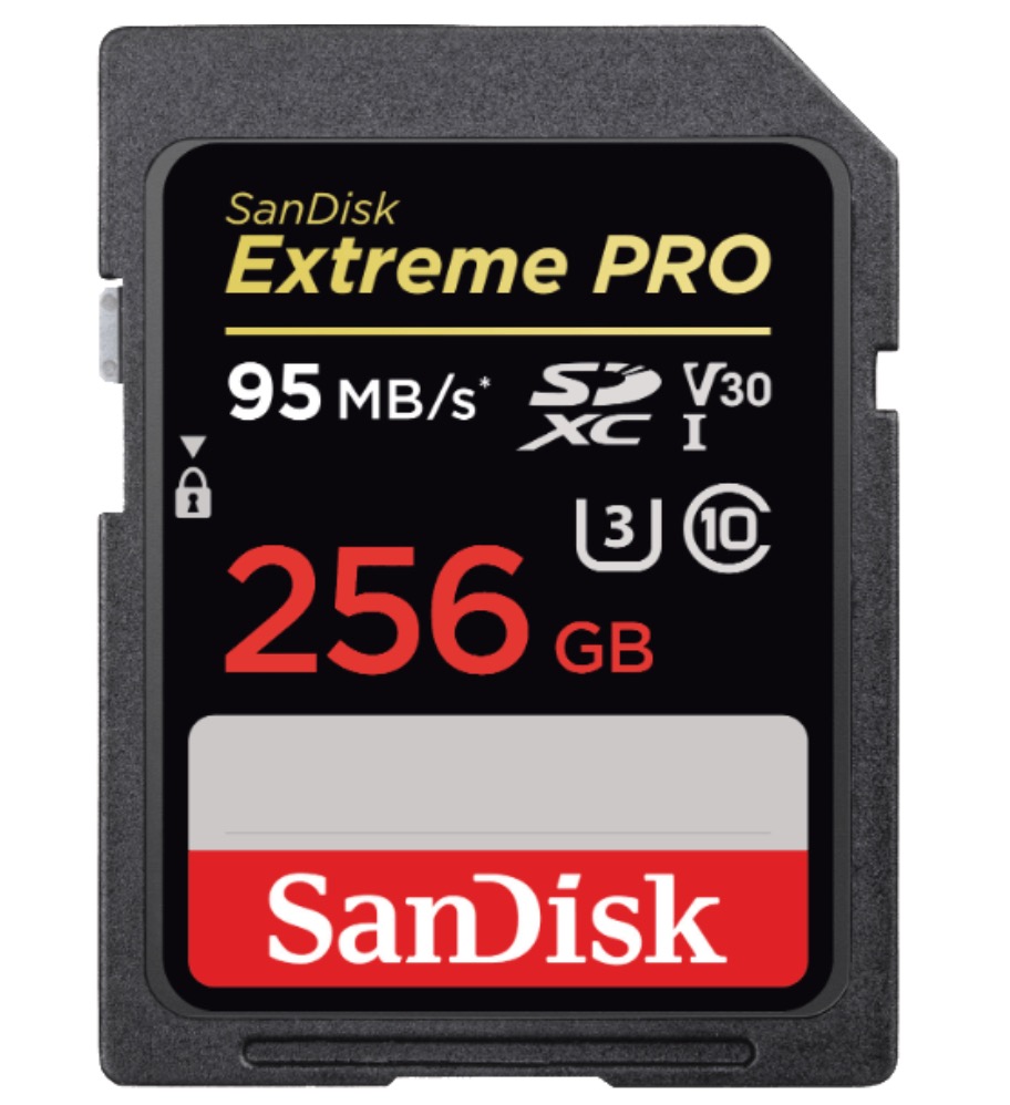 SANDISK Extreme PRO SDXC Speicherkarte mit 256 GB für nur 49,- Euro inkl. Versand