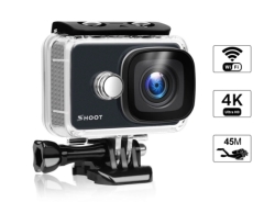 SHOOT 4K Wi-Fi Action Camera mit Fernbedienung für 37,79 Euro