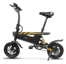 Faltbares E-Bike Ziyoujiguang T18 mit 12″ Bereifung und 250W Motor für nur 328,14 Euro