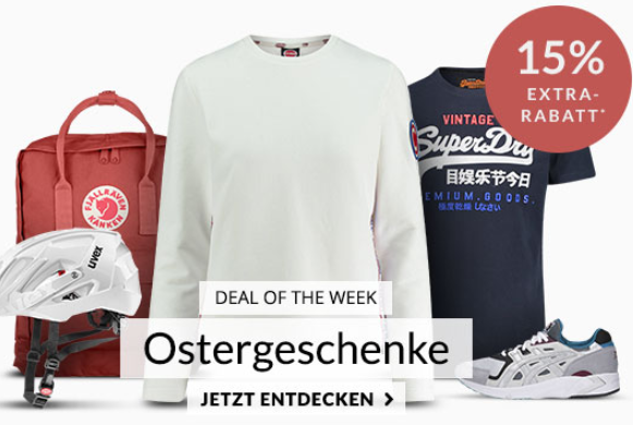 Engelhorn Sport Weekly Deal: 15% Rabatt auf ausgewählte Osterhighlights