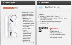 Wieder da! Blau Allnet L Sim-only + Huawei FreeBuds für 7,99 Euro mtl. + einmalig 4,95 Euro